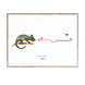 Paper Collective MADO Poster Charlie the Chameleon 30 x 40 cm - poster without frame Paper Collective MADO Poster Charlie the Chameleon 30 x 40 cm - poster without frame