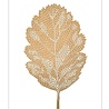 Monika Petersen Monika Petersen Lino Print Gold Oak Leaf White A3 Monika Petersen Monika Petersen Lino Print Gold Oak Leaf White A3