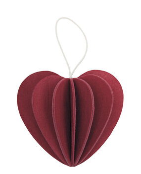 LOVI Lovi Heart birchwood dark red - 2 sizes - DIY package LOVI Lovi Heart birchwood dark red - 2 sizes - DIY package