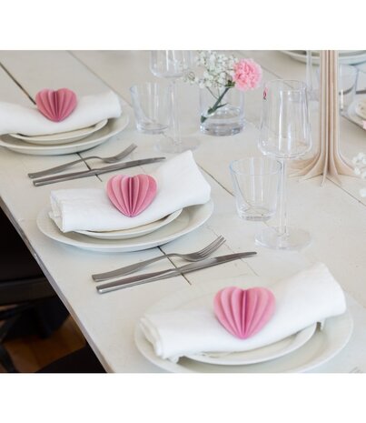 LOVI Lovi Heart birchwood pink DIY package - 2 sizes - perfect to send as a gift LOVI Lovi Heart birchwood pink DIY package - 2 sizes - perfect to send as a gift