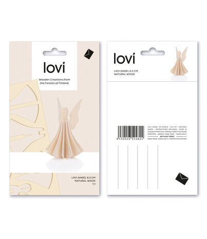 LOVI Lovi Engel berkenhout naturel DIY pakketje - 3 formaten - ook leuk om te versturen als cadeau LOVI Lovi Engel berkenhout naturel DIY pakketje - 3 formaten - ook leuk om te versturen als cadeau