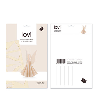 LOVI Lovi Engel berkenhout naturel DIY pakketje - 3 formaten - ook leuk om te versturen als cadeau LOVI Lovi Engel berkenhout naturel DIY pakketje - 3 formaten - ook leuk om te versturen als cadeau