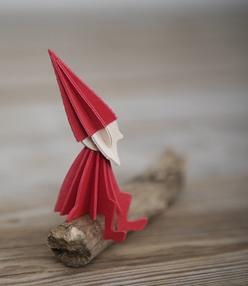 LOVI Lovi Elf birchwood Red DIY package - 3 sizes - perfect to send as a gift LOVI Lovi Elf birchwood Red DIY package - 3 sizes - perfect to send as a gift