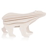 LOVI Lovi Polar bear birchwood white DIY package - 2 sizes - perfect to send as a gift LOVI Lovi Polar bear birchwood white DIY package - 2 sizes - perfect to send as a gift