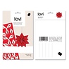 LOVI Lovi Star birchwood Red DIY package - 2 sizes - perfect to send as a gift LOVI Lovi Star birchwood Red DIY package - 2 sizes - perfect to send as a gift
