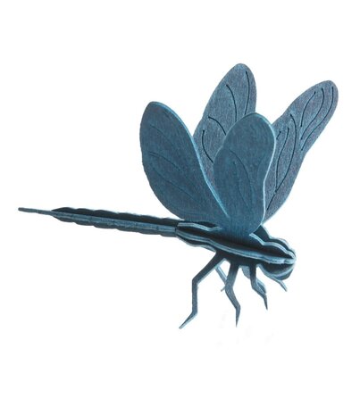 LOVI Lovi dragonfly wood - different colours - Birch plywood 3D-animal DIY package - perfect to send as a gift LOVI Lovi dragonfly wood - different colours - Birch plywood 3D-animal DIY package - perfect to send as a gift