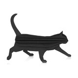 LOVI Lovi Cat black wood Birch plywood 3D-animal DIY package LOVI Lovi Cat black wood Birch plywood 3D-animal DIY package