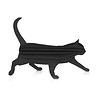LOVI Lovi Cat black wood Birch plywood 3D-animal DIY package - perfect to send as a gift LOVI Lovi Cat black wood Birch plywood 3D-animal DIY package - perfect to send as a gift