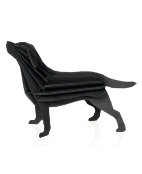 LOVI Lovi Labrador black wood Birch plywood 3D-animal DIY package LOVI Lovi Labrador black wood Birch plywood 3D-animal DIY package