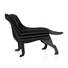 LOVI Lovi Labrador berken multiplex hout zwart 3D-dier DIY pakketje - ook leuk om te versturen als cadeau