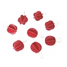 LOVI Loveli mini wooden balls Ø1.7 cm set of 8 red - DIY package birch wood LOVI Loveli mini wooden balls Ø1.7 cm set of 8 red - DIY package birch wood