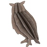 LOVI Lovi Uil berken multiplex hout grijs 3D-dier DIY pakketje - ook leuk om te versturen als cadeau LOVI Lovi Uil berken multiplex hout grijs 3D-dier DIY pakketje - ook leuk om te versturen als cadeau