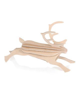 LOVI Lovi Reindeer wood Birch plywood 3D-animal DIY package