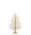 Lovi Spar boom H14cm naturel - Berkenhout 3D-boom DIY pakketje Lovi Spar boom H14cm naturel - Berkenhout 3D-boom DIY pakketje