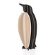 LOVI Lovi Penguin black naturel Birch plywood 3D-animal DIY package - perfect to send as a gift LOVI Lovi Penguin black naturel Birch plywood 3D-animal DIY package - perfect to send as a gift