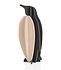 Lovi Penguin black naturel Birch plywood 3D-animal DIY package Lovi Penguin black naturel Birch plywood 3D-animal DIY package
