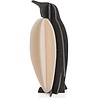LOVI Lovi Pinguïn berkenhout zwart naturel 3D-dier DIY pakketje - ook leuk om te versturen als cadeau LOVI Lovi Pinguïn berkenhout zwart naturel 3D-dier DIY pakketje - ook leuk om te versturen als cadeau