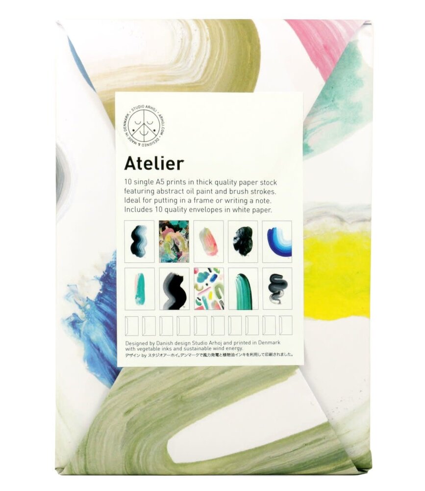 Studio Arhoj Studio Arhoj Paper Packs Atelier - 10 A5 kaarten met envelop Studio Arhoj Studio Arhoj Paper Packs Atelier - 10 A5 kaarten met envelop
