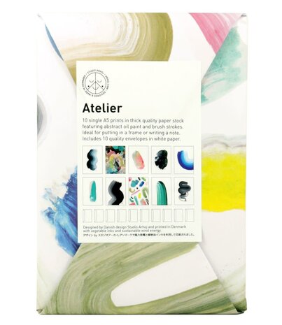 Studio Arhoj Studio Arhoj Paper Packs Atelier - 10 A5 kaarten met envelop Studio Arhoj Studio Arhoj Paper Packs Atelier - 10 A5 kaarten met envelop