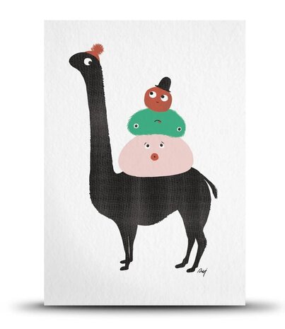 Studio Arhoj Studio Arhoj Paper Packs Oddities - 10 A5 kaarten met envelop Studio Arhoj Studio Arhoj Paper Packs Oddities - 10 A5 kaarten met envelop