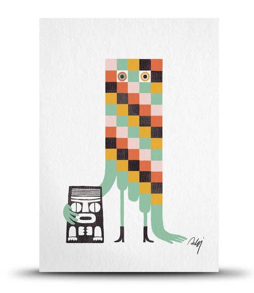 Studio Arhoj Studio Arhoj Paper Packs Oddities - 10 A5 kaarten met envelop Studio Arhoj Studio Arhoj Paper Packs Oddities - 10 A5 kaarten met envelop