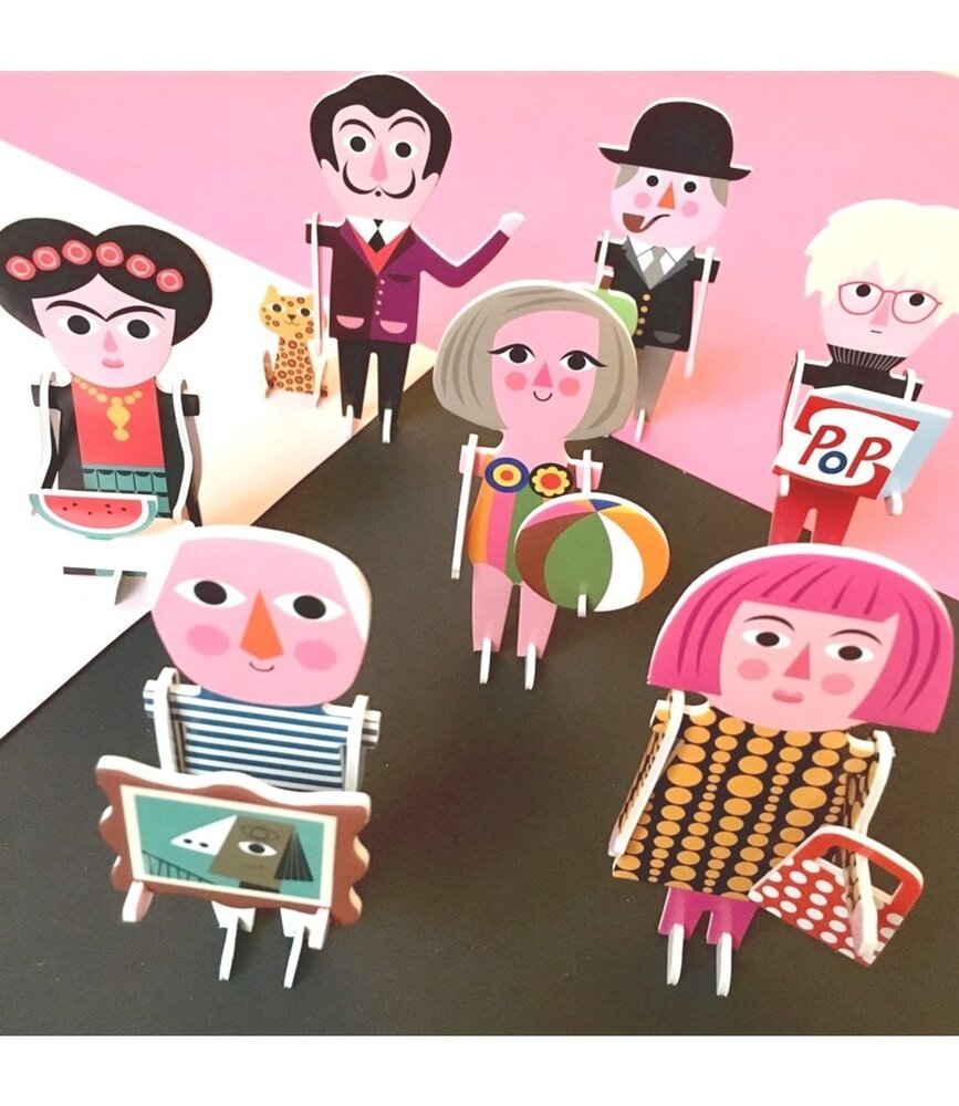 OMM Design OMM Design Kunstenaars 3D Puzzel OMM Design OMM Design Kunstenaars 3D Puzzel