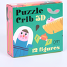 OMM Design OMM Design 3D Puzzel Crib Kerststal OMM Design OMM Design 3D Puzzel Crib Kerststal