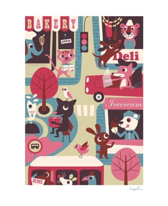 OMM Design Poster Town 50x70cm