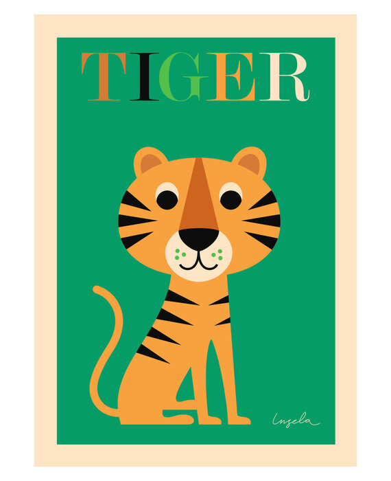 OMM Design Poster Tiger 50x70cm