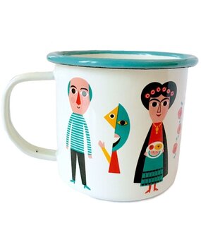 OMM Design OMM design Emaillen Beker Art Lover OMM Design OMM design Emaillen Beker Art Lover