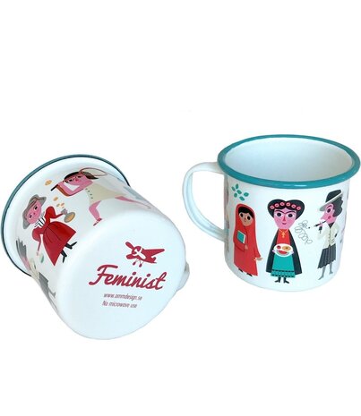 OMM Design OMM design Enamel Cup Feminist OMM Design OMM design Enamel Cup Feminist