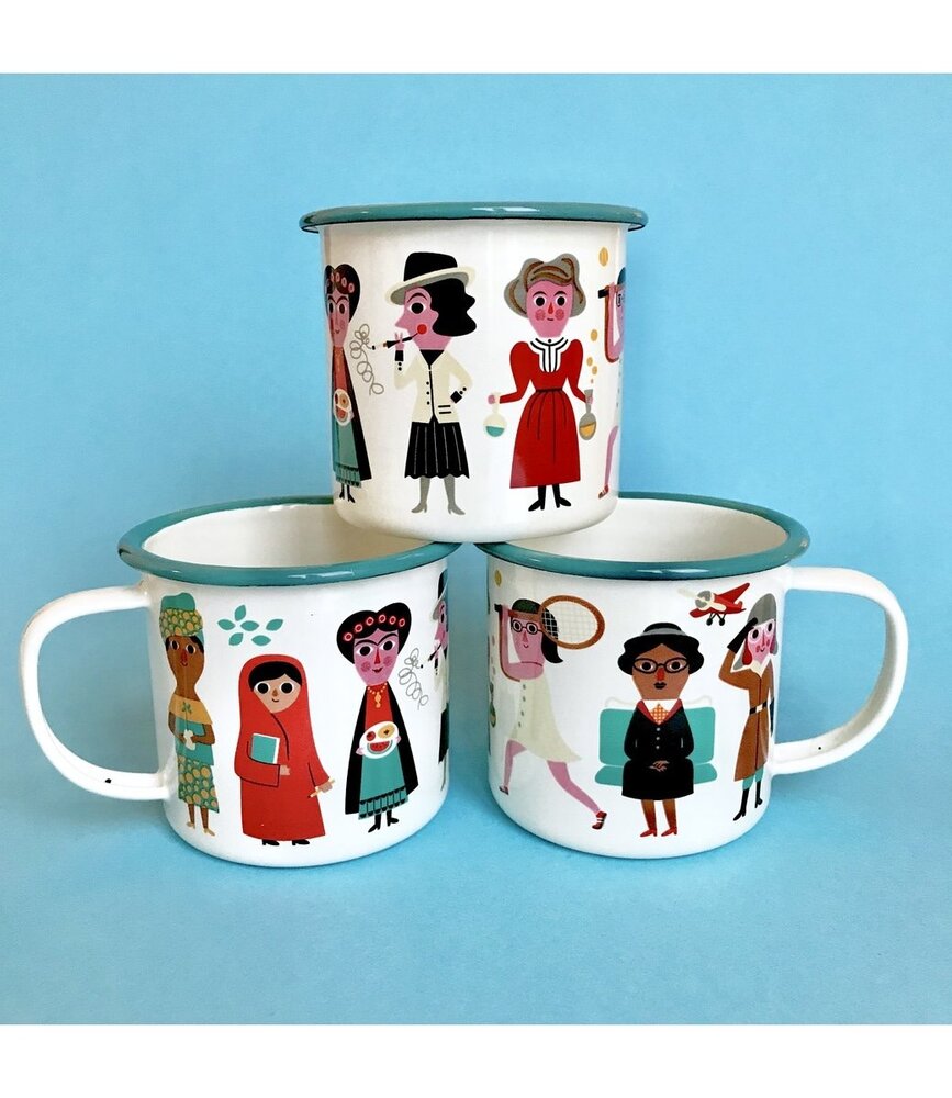 OMM Design OMM design Emaillen Beker Feminist OMM Design OMM design Emaillen Beker Feminist