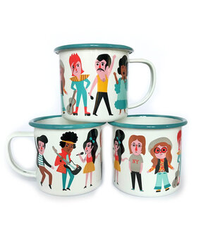 OMM Design OMM design Emaillen Beker Music lover OMM Design OMM design Emaillen Beker Music lover