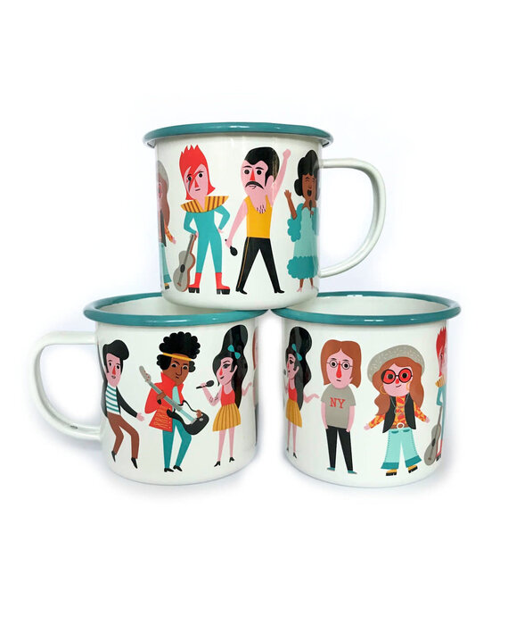 OMM design Enamel Cup Music lover
