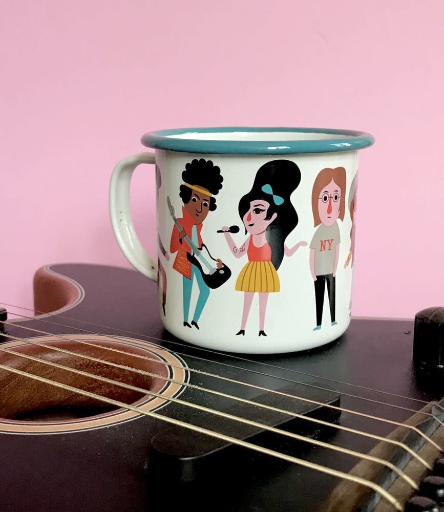 OMM Design OMM design Emaillen Beker Music lover OMM Design OMM design Emaillen Beker Music lover