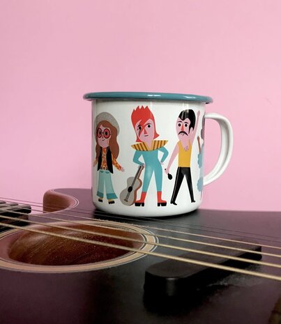 OMM Design OMM design Emaillen Beker Music lover OMM Design OMM design Emaillen Beker Music lover