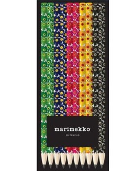 Marimekko Marimekko Box with 10 HB pencils with Unikko design Marimekko Marimekko Box with 10 HB pencils with Unikko design