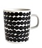 Marimekko Räsymatto Cup 2,5dl black Marimekko Räsymatto Cup 2,5dl black