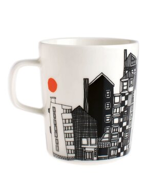 Marimekko Marimekko Siirtolapuutarha Cup 2,5dl Orange Dot Marimekko Marimekko Siirtolapuutarha Cup 2,5dl Orange Dot