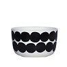Marimekko Marimekko Räsymatto zwart Schaaltje 2,5dl Marimekko Marimekko Räsymatto zwart Schaaltje 2,5dl