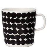 Marimekko Marimekko Räsymatto Black Cup 4dl Marimekko Marimekko Räsymatto Black Cup 4dl