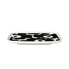 Marimekko Marimekko Unikko plate 15x12cm Black Marimekko Marimekko Unikko plate 15x12cm Black