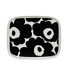 Marimekko Marimekko Unikko plate 15x12cm Black Marimekko Marimekko Unikko plate 15x12cm Black