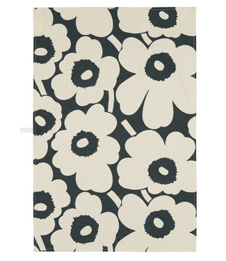 Marimekko Marimekko Unikko Tea Towel Dark Green Linen-Cotton