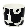 Marimekko Marimekko Unikko Cup 2dl without handle black Marimekko Marimekko Unikko Cup 2dl without handle black