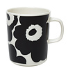 Marimekko Marimekko Unikko Beker 2,5dl zwart Marimekko Marimekko Unikko Beker 2,5dl zwart
