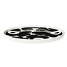 Marimekko Marimekko Unikko 20cm Plate Black Marimekko Marimekko Unikko 20cm Plate Black