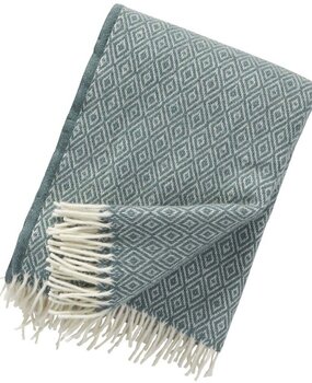 Klippan Klippan Stella plaid 130x200 cactus made of 100% lambs wool Klippan Klippan Stella plaid 130x200 cactus made of 100% lambs wool