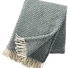 Klippan Klippan Knut plaid 130x200 Balsam green made of 100% lambs wool Klippan Klippan Knut plaid 130x200 Balsam green made of 100% lambs wool