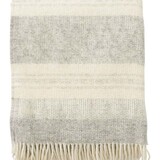 Klippan Klippan Freja plaid van 100% Zweedse Wol 130x200 grijs naturel melange Klippan Klippan Freja plaid van 100% Zweedse Wol 130x200 grijs naturel melange